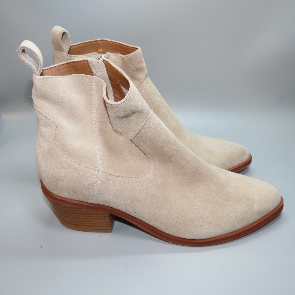 Kenneth‎ Cole Almond Toe New York Arlo Bootie Stone Color Size 9.5 READ